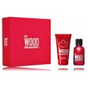 Dsquared2 Red Wood rinkinys moterims (30 ml. EDT + kūno losjonas 50 ml.)