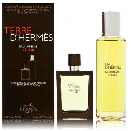 Hermès Terre d'Hermès Eau Intense Vetiver набор для мужчин (EDP 30 мл + сменный блок 125 мл)