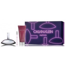 Calvin Klein Euphoria rinkinys moterims (EDP 50 ml. + kūno losjonas 100 ml. + EDP 10 ml.)