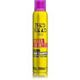 Tigi Bed Head Bigger The Better Volume Foam Shampoo apimties suteikiantis šampūnas