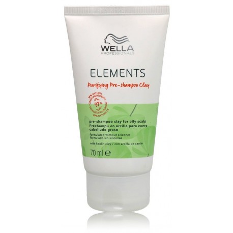 Wella Elements Purifying Pre-Shampoo Clay valomasis molis