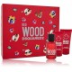 Dsquared2 Red Wood rinkinys moterims (50 ml. EDT + 50 ml. dušo gelis + 50 ml. kūno losjonas)