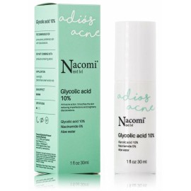 Nacomi Next Level Glycolic Acid 10% Serum naktinis šveičiamasis veido serumas