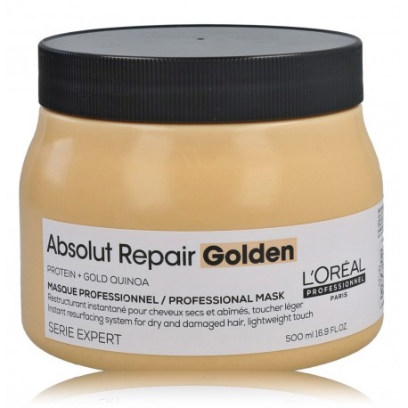 L'oreal Professionnel Serie Expert Absolut Repair Gold Quinoa + Protein Golden Mask kaukė plaukams