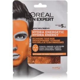 L'Oréal Paris Men Expert Hydra Energetic Tissue Mask бодрящая маска для лица для мужчин