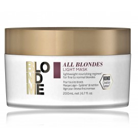 Schwarzkopf Blonde Me All Blonde Light Mask plaukų kaukė