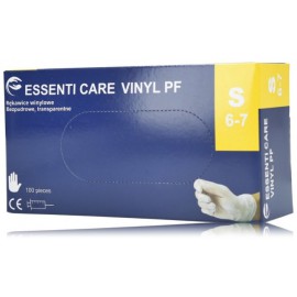 Eko-Higiena White Vinyl Gloves vienkartinės vinilinės pirštinės 100 vnt.