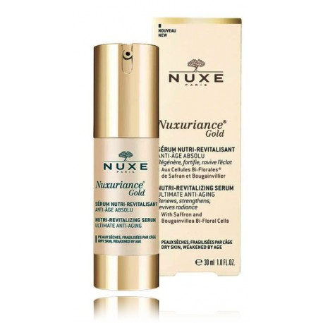 Nuxe Nuxuriance Gold Nutri-Revitalising senėjimą stabdantis serumas
