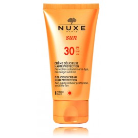 Nuxe Sun Delicious Cream High Protection SPF 30 apsauginis veido kremas nuo saulės