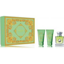 Versace Versense rinkinys moterims (50 ml. EDT + 50 ml. dušo gelis + 50 ml. kūno losjonas)