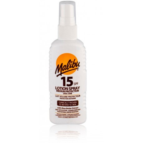 Malibu Lotion Spray SPF 15 purškiamas losjonas nuo saulės