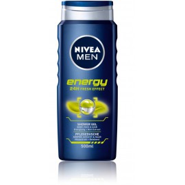 Nivea Men Energy 3in1 energizuojantis dušo gelis vyrams