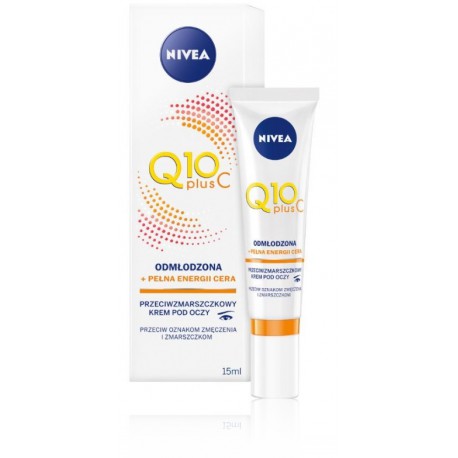 Nivea Q10 Plus C + Energy skaistinantis paakių kremas nuo raukšlių