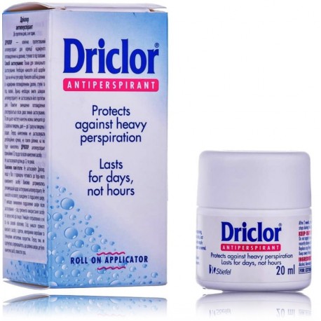 Driclor Solution rutulinis dezodorantas-antiperspirantas