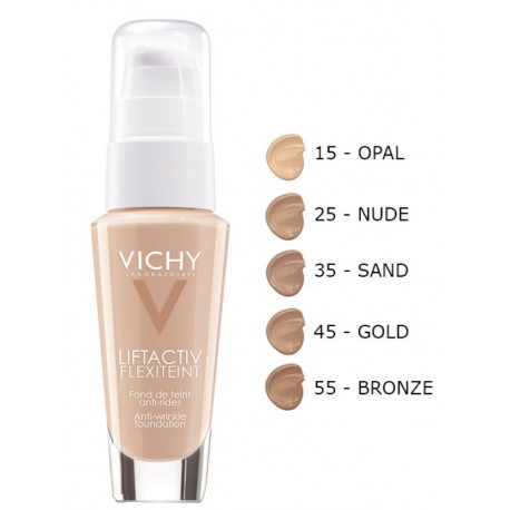 Vichy Liftactiv Flexiteint senėjimą stabdantis makiažo pagrindas 30 ml.