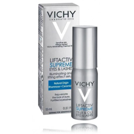 Vichy Liftactiv Supreme serumas akims ir blakstienoms