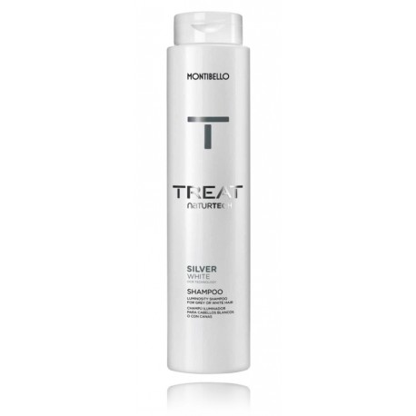 Montibello Treat NaturTech Silver White šampūnas žiliems plaukams