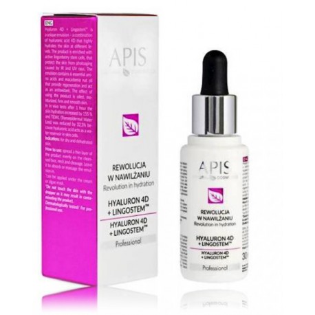 Apis Revolution in Hydration Hyaluron 4D + Lingostem drėkinamasis veido serumas