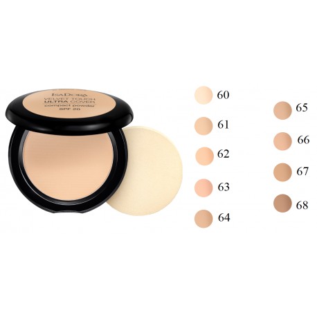 IsaDora Velvet Touch Ultra Cover SPF 20 kompaktinė pudra 7,5 g.