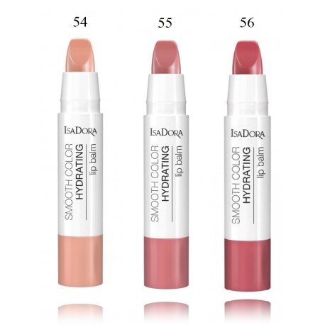 IsaDora Smooth Color Hydrating drėkinantis balzamas lūpoms 3,3 g.