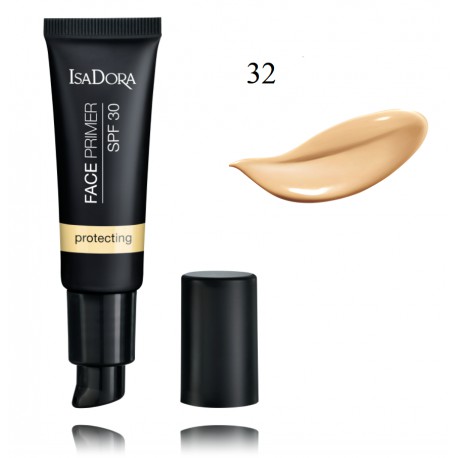 IsaDora Face Primer Protecting SPF 30 maitinantis ir apsaugantis gruntas veidui 30 ml.