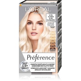 Loreal Préférence les Blondissimes ilgalaikiai plaukų dažai Extreme Platinum
