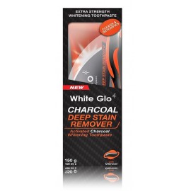 White Glo Charcoal Stain Remover įsisenėjusias dėmes balinanti dantų pasta su aktyvuota anglimi