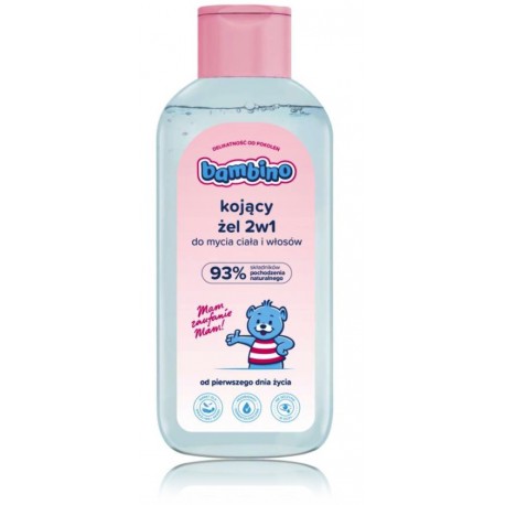 Bambino Baby Soothing Shower Gel & Shampoo kūno ir plaukų prausiklis kūdikiams