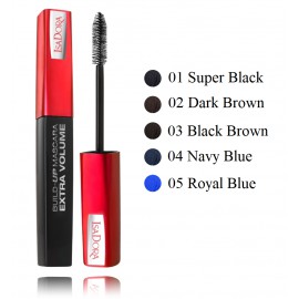 IsaDora Build-Up Mascara Extra Volume apimties suteikiantis tušas blakstienoms 12 ml.