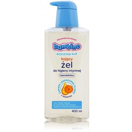 Bambino Soothing Intimate Hygiene Gel Calendula raminantis intymios higienos prausiklis