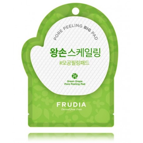 Frudia Green Grape Pore Peeling Pad porų šveitimo priemonė su žaliųjų vynuogių ekstraktu