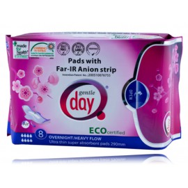 Gentle Day Pads With Far-IR Anion Strip Eco naktiniai higieniniai paketai