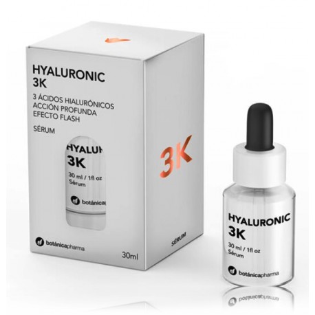 Botanica Pharma Hyaluronic 3K drėkinamasis veido serumas