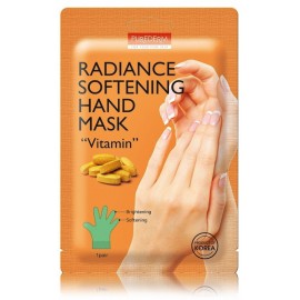 Purederm Radiance Softening Vitamin Hand Mask rankų kaukė-pirštinės