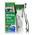 White Glo Herbal Whitening Toothpaste rinkinys (vaistažolių balinamoji pasta 100 ml. + dantų šepetėlis)