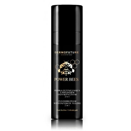 Dermofuture Power Bees Cleansing Foam With Enzymatic Peeling 2in1 очищающая пенка для лица