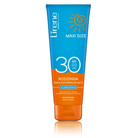 Lirene Sun Protection Moisturizing Emulsion SPF30 apsauginė emulsija nuo saulės