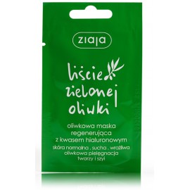 Ziaja Olive Leaf Regenerating Mask atkuriamoji veido kaukė su alyvuogių aliejumi