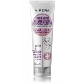 Vipera Face And Hand Cream With Silver Ultra kremas su koloidiniu sidabru rankoms ir veidui