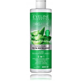 Eveline Organic Aloe Vera 5in1 drėkinantis micelinis vanduo visų tipų odai