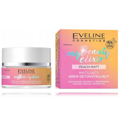 Eveline My Beauty Elixir matinis detoksikuojantis kremas riebiai ir mišriai odai