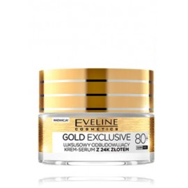 Eveline Gold Exclusive 80+ atstatantis kremas-serumas itin brandžiai odai