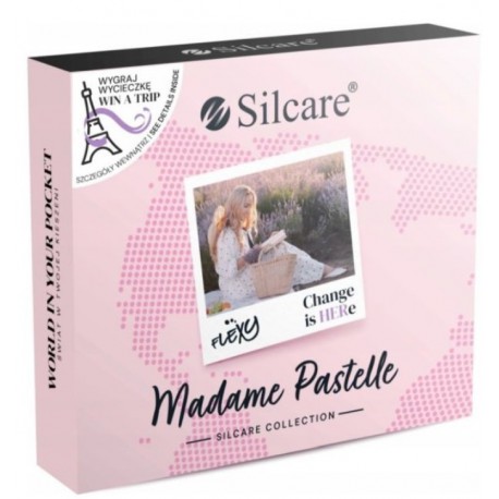 Silcare Set Madame Pastelle hibridinių nagų lakų rinkinys 4 x 4,5 g.
