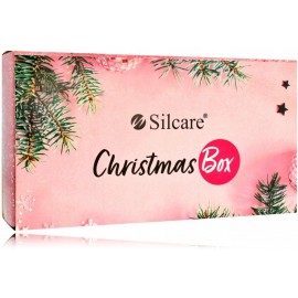 Silcare Set Christmas Mini Box Hands rinkinys (rankų kremas 30 ml. + nagų lakas 4,5 ml. + sviestas odelėms 10 g. + rankų kaukė 10 g. + kūno kremas 10 g.)