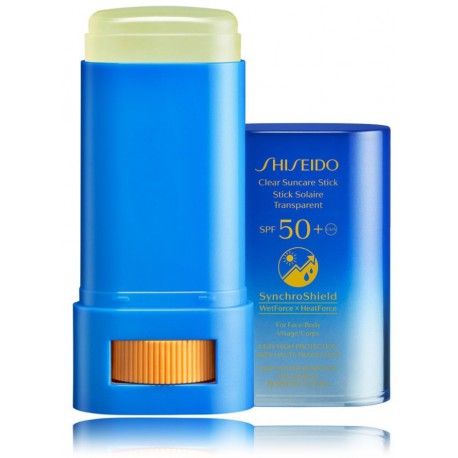 Shiseido Sun Care Clear Stick SPF50 apsauginis losjonas nuo saulės