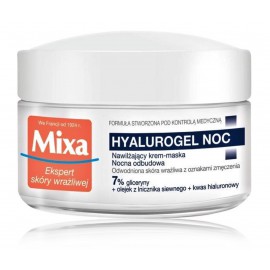 Mixa Hyalurogel Night Moisturizing Night Cream-Mask увлажняющий ночной крем для лица