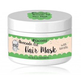 Nacomi Avocado Oil Hair Mask plaukų kaukė su avokadų aliejumi