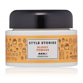 Alfaparf Style Stories Glossy Pomade spindesio suteikianti plaukų formavimo pomada