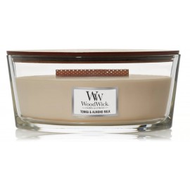 Woodwick Tonka & Almond Milk ароматическая свеча