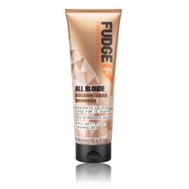 Fudge Professional All Blonde Color Lock Shampoo šampūnas šviesiems plaukams